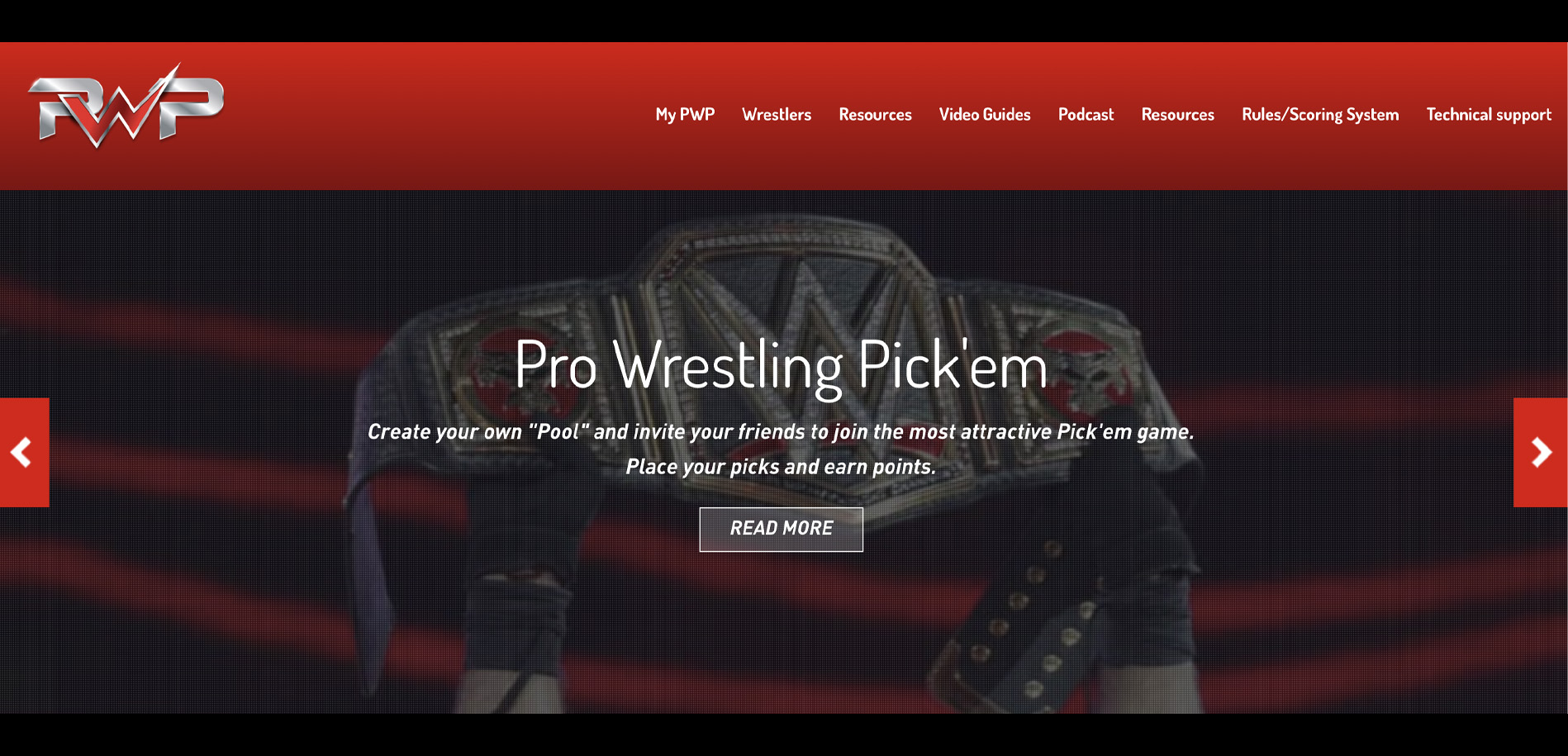 Pro Wrestling PickEm